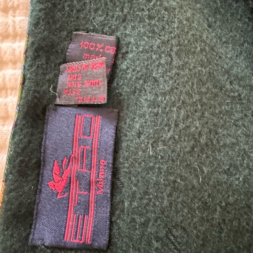 “AS IS” Etro silk and cashmere scarf - Picture 5 of 11